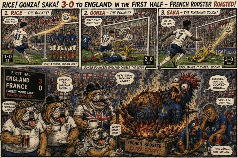France versus England