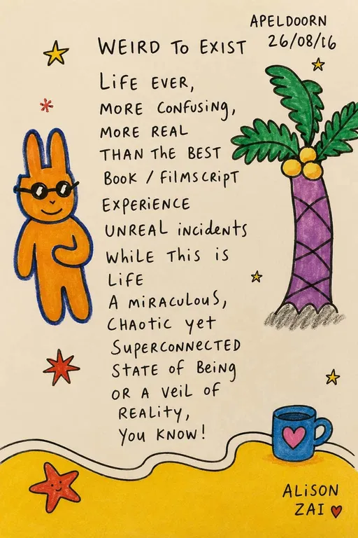 Weird to exist – graphic poems